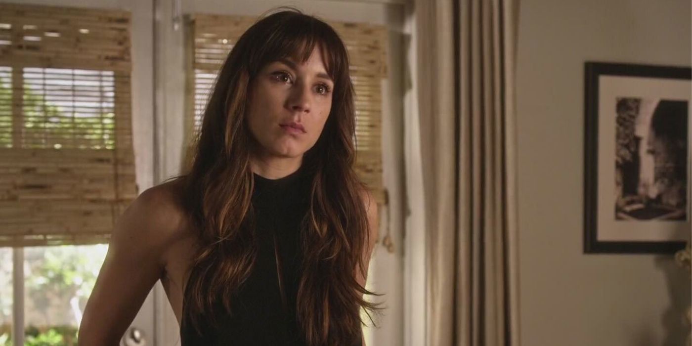 Spencer Hastings looking serious on Pretty Little Liars