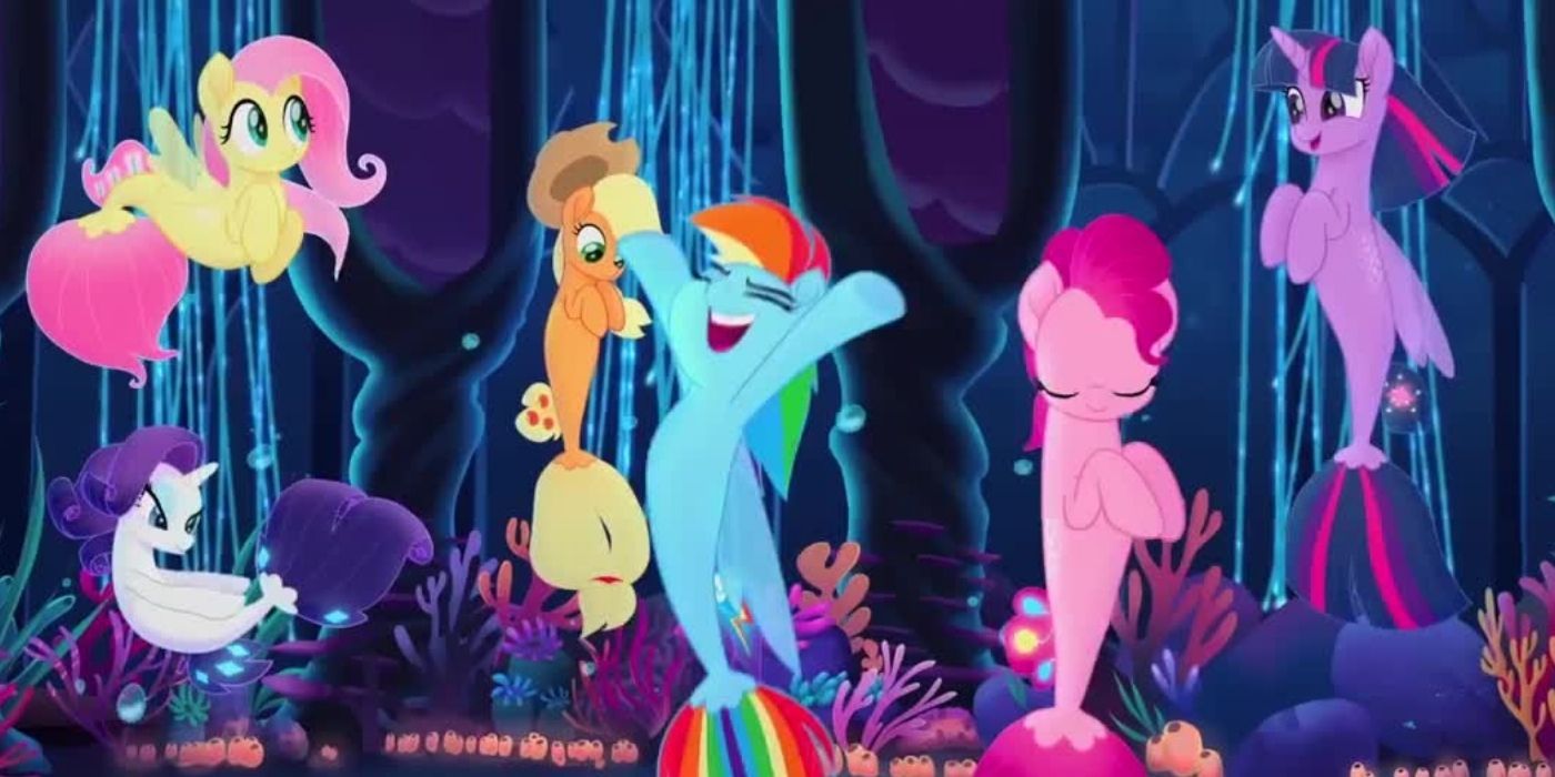 A still image of the 2017 movie My Little Pony