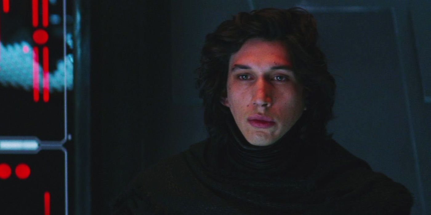 Adam Driver as Kylo Ren In Star Wars The Force Awakens