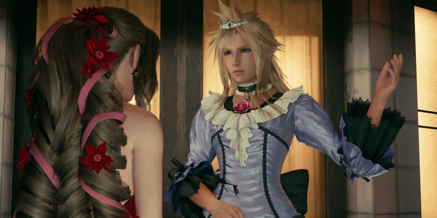 Aerith and Cloud Final Fantasy 7 Remake