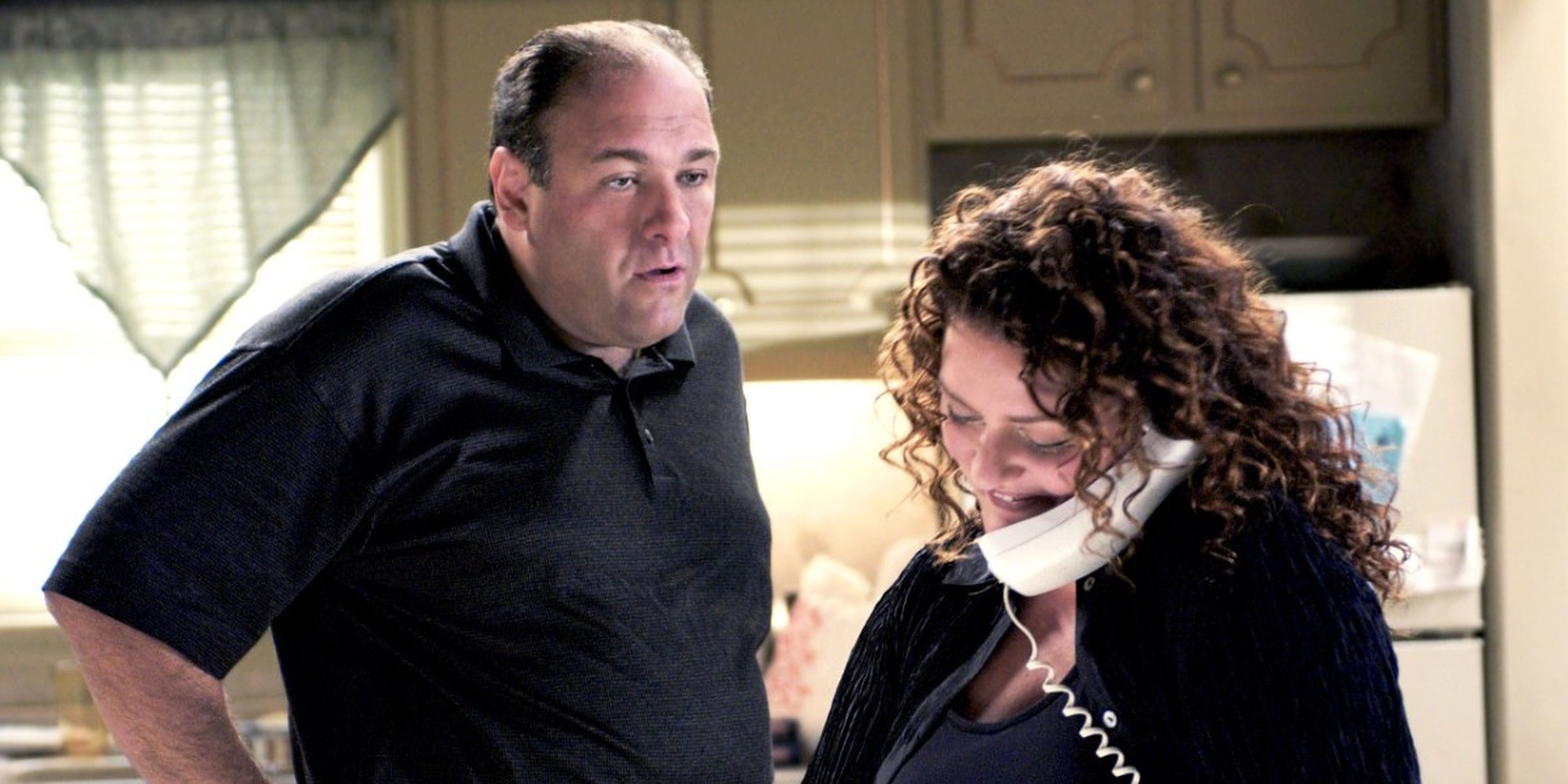 Tony zomba de Janice depois que ela conta que está consultando um terapeuta em Os Sopranos