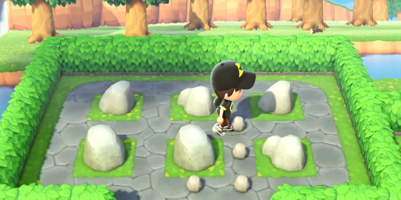 Animal Crossing New Horizons Rocks together 