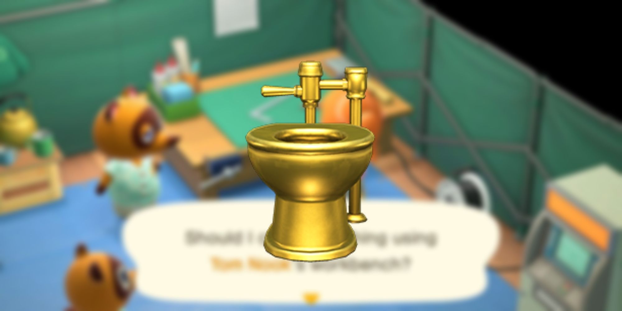 Animal Crossing New Horizons Best Furniture Golden Toilet