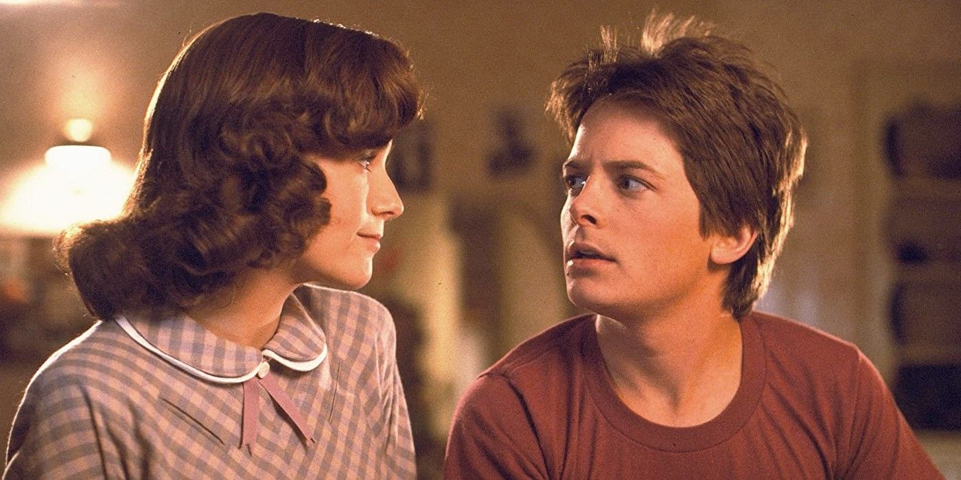 Back to the Future Lorraine and Marty