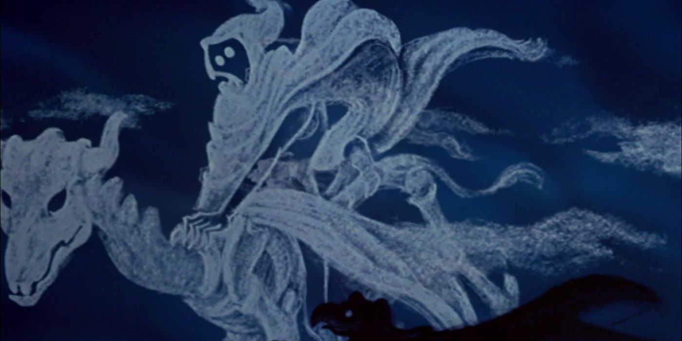 One of the ghosts riding to Bald Mountain in Fantasia