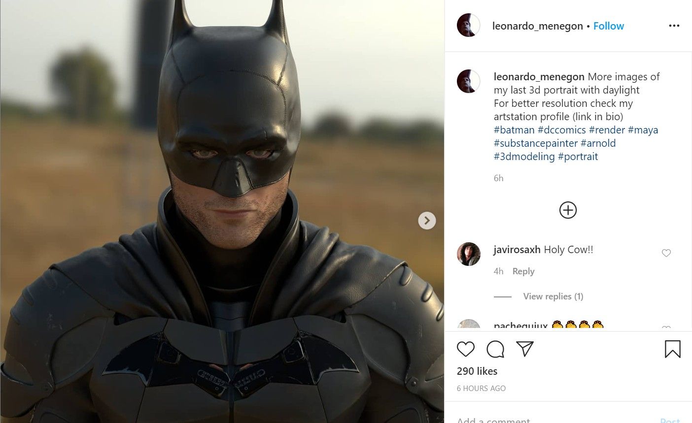 Batman Batsuit daylight screenshot