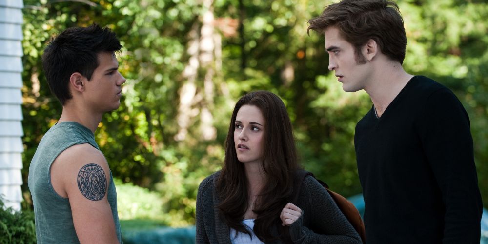 Bella, Jacob and Edward in Twilight 