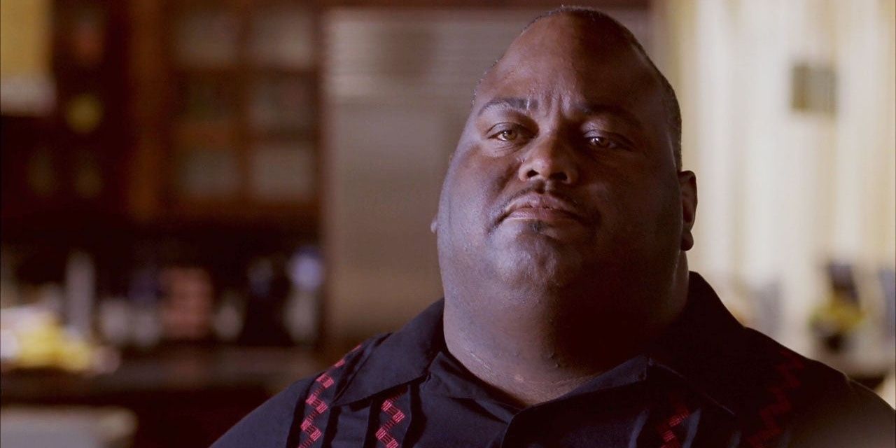 Huell looking serious in Better Call Saul.