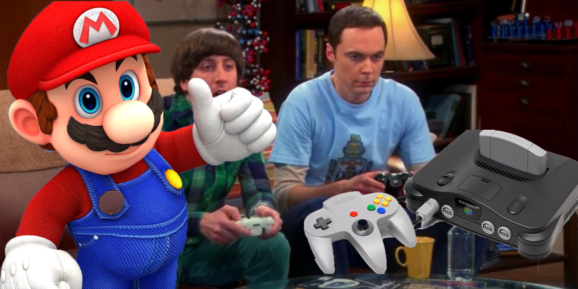 Big Bang Theory Sheldon Mario Nintendo 64