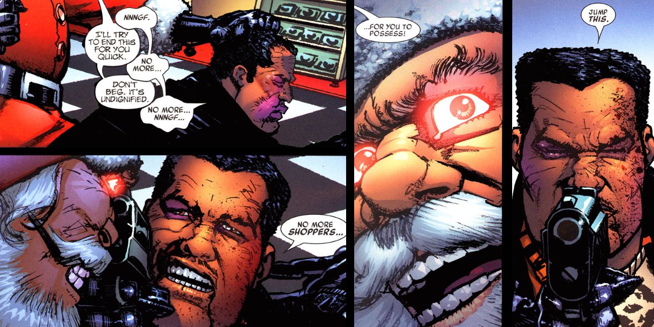 Blade Kills Vampire Santa Comic