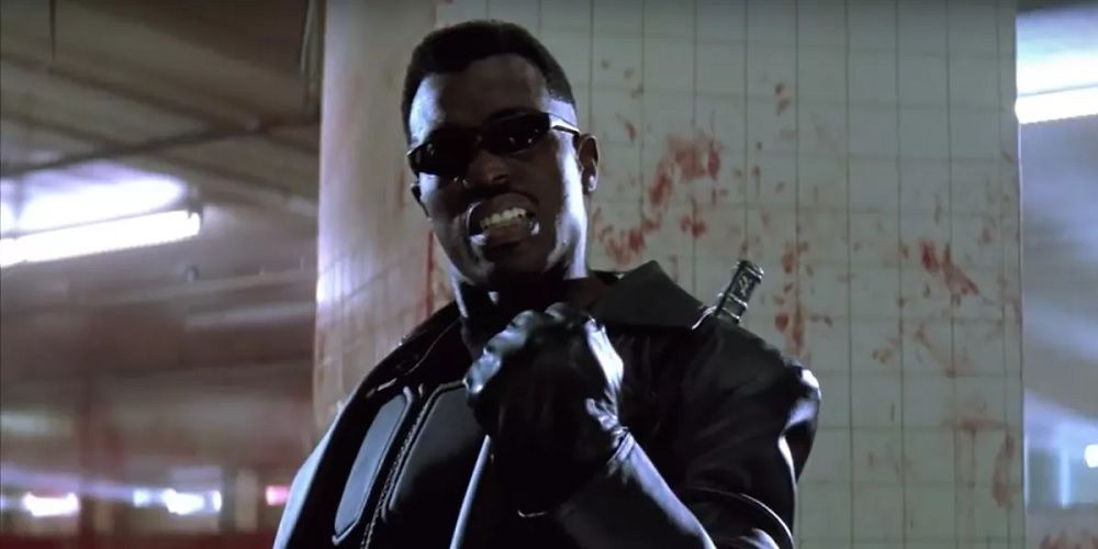 Blade first-pumping in opening scene in Blade