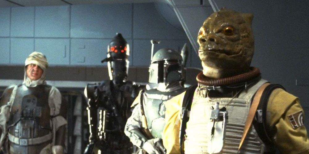 Bossk and the other bounty hunters