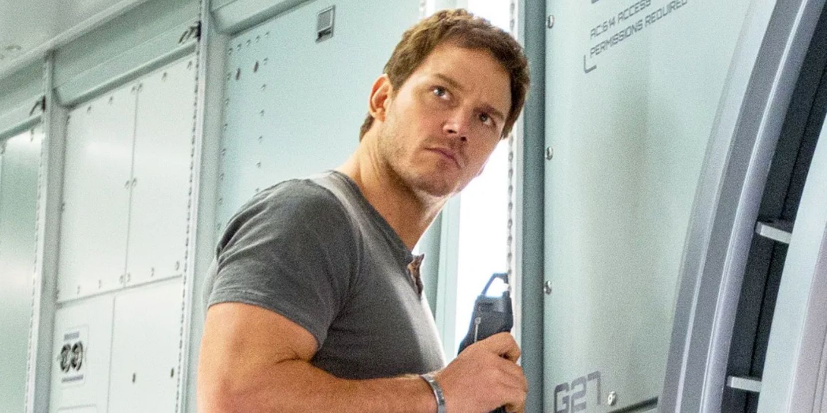 Chris Pratt as Jim in Passengers