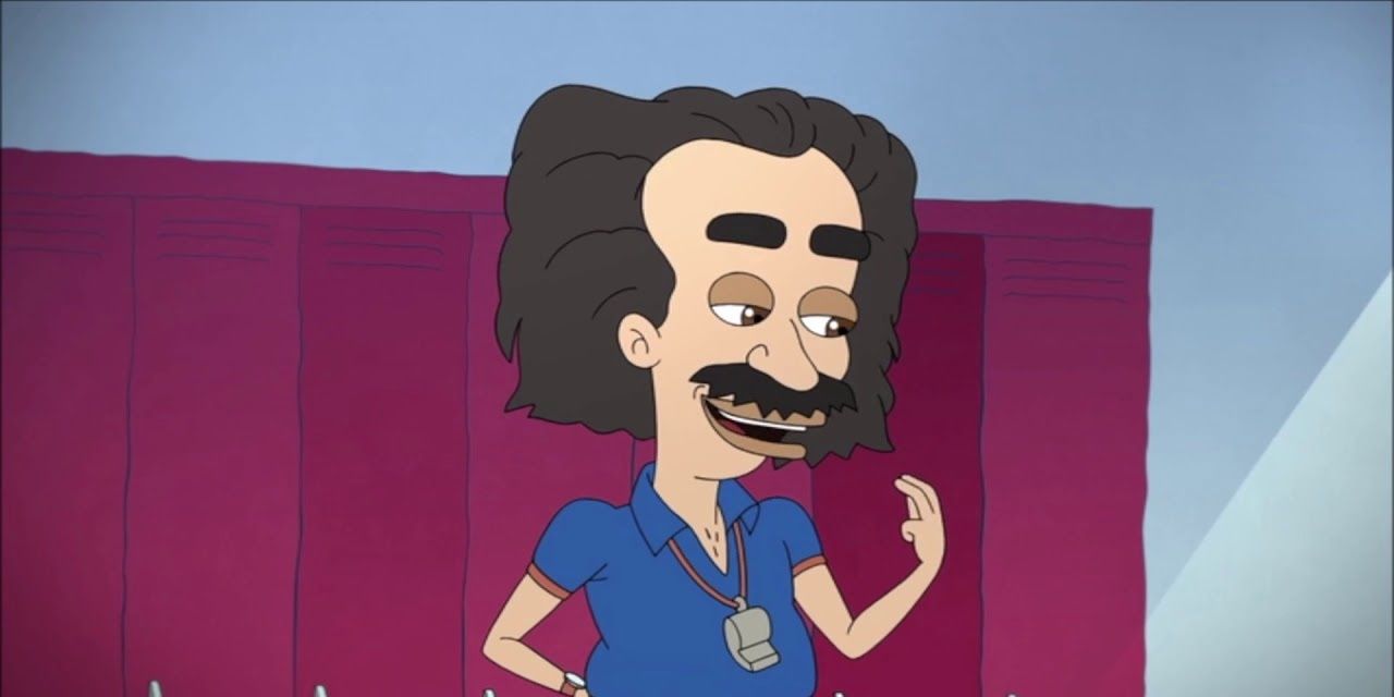An image of Coach Steve talking in Big Mouth