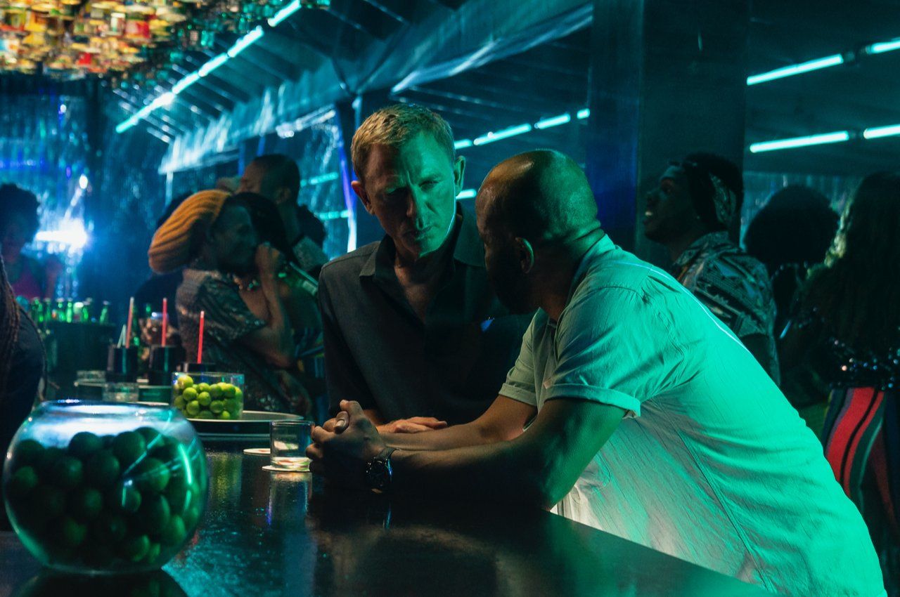 Daniel Craig and Jeffrey Wright in No Time To Die