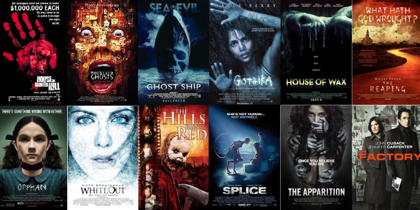 Dark Castle Entertainment Horror Films Collage