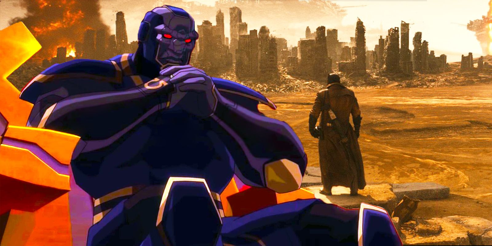 Darkseid&rsquo;s Fortress From the Snyder Cut in Apokolips War