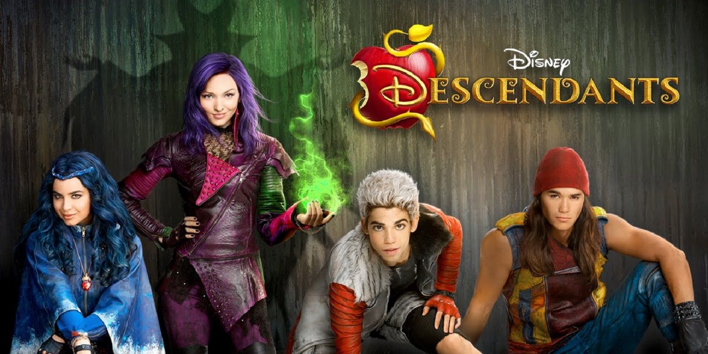 A promo image of the cast of Descendants