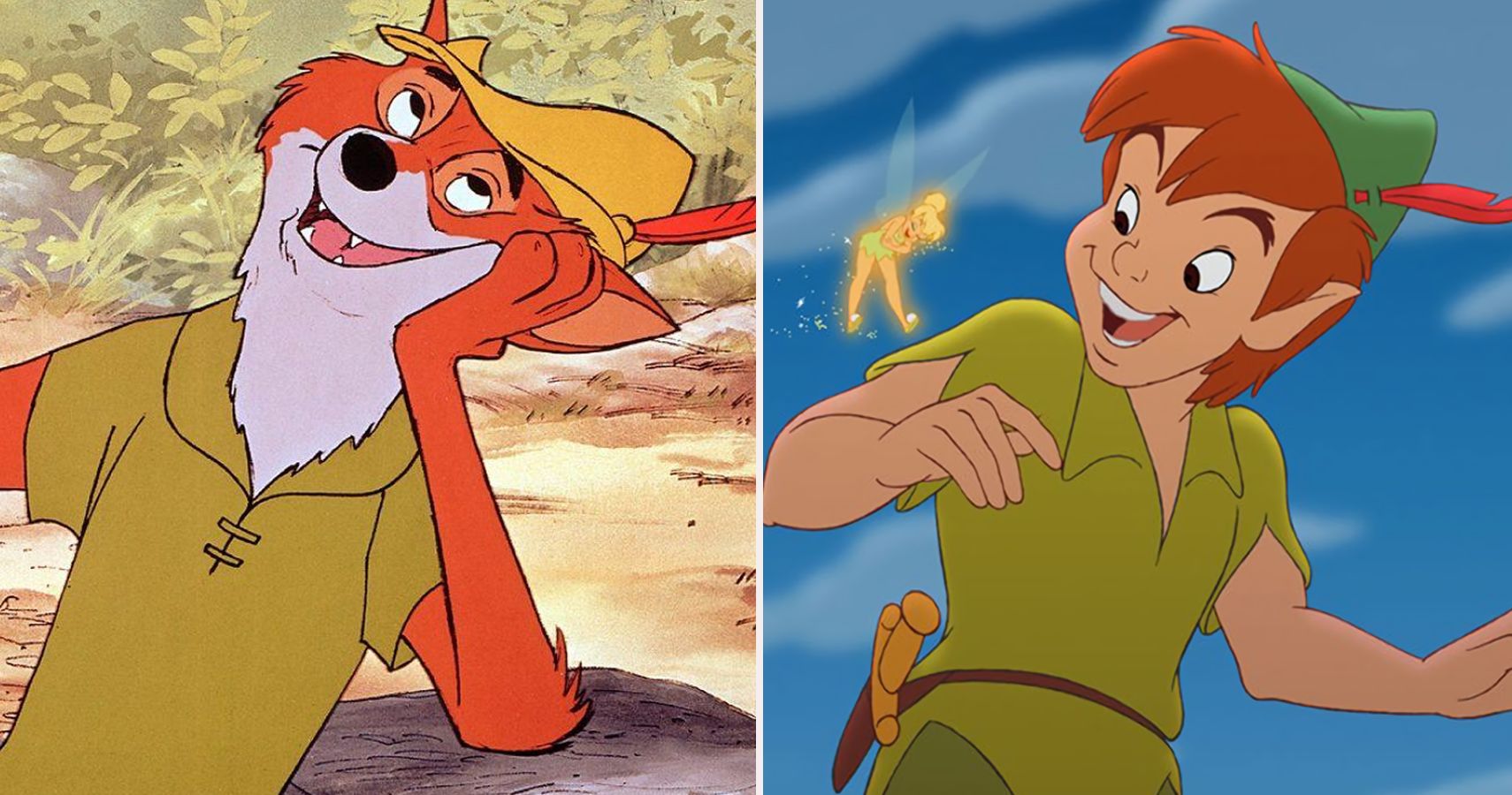 Wall Mural Disney Cartoon Characters Peter Pan, Princess Aladdin
