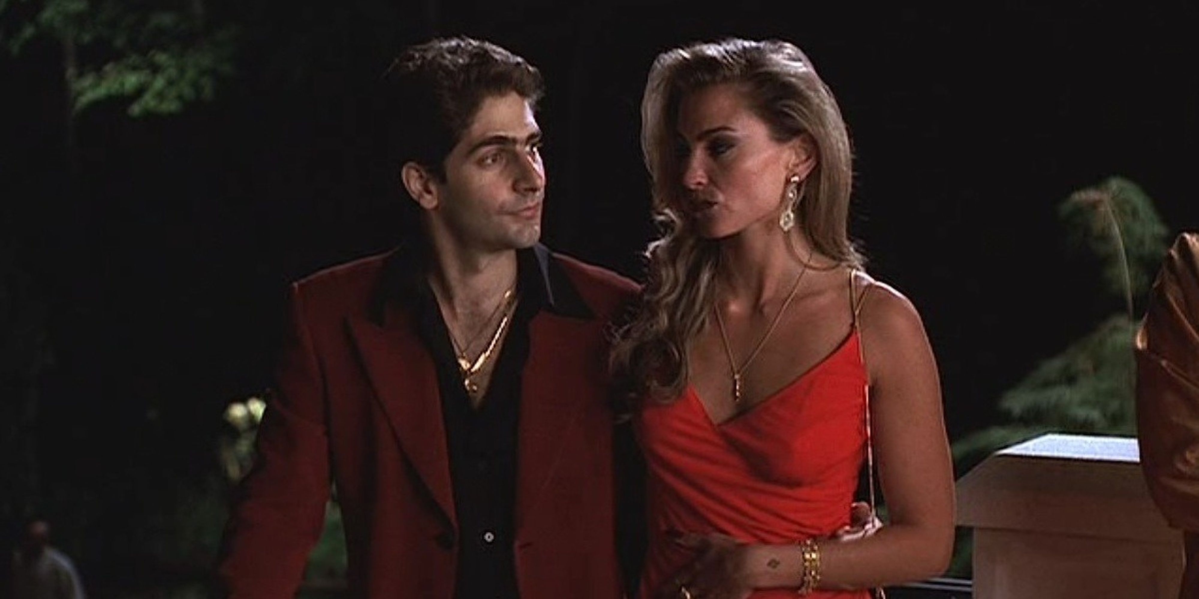 Adriana goes on a date with Christopher at the Vesuvio in The Sopranos.