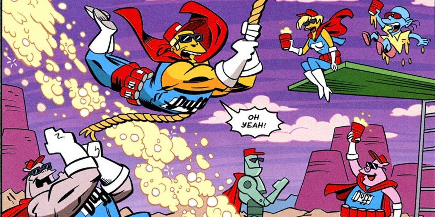 Duffman party cropped