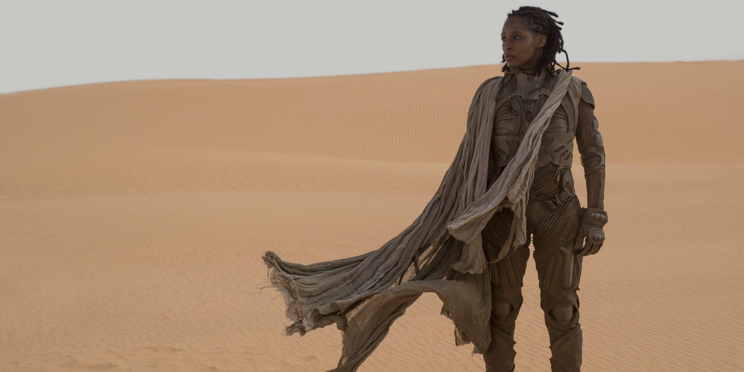 Liet standing in the middle of the desert in Dune (2021).