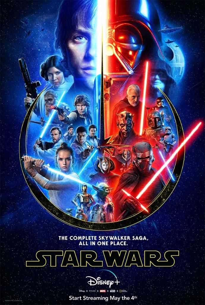 Star Wars Skywalker saga poster