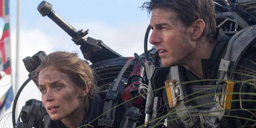 Edge Of Tomorrow: Emily Blunt and Tom Cruise