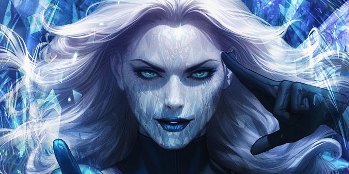 Emma Frost in diamond form from Marvel Comics.