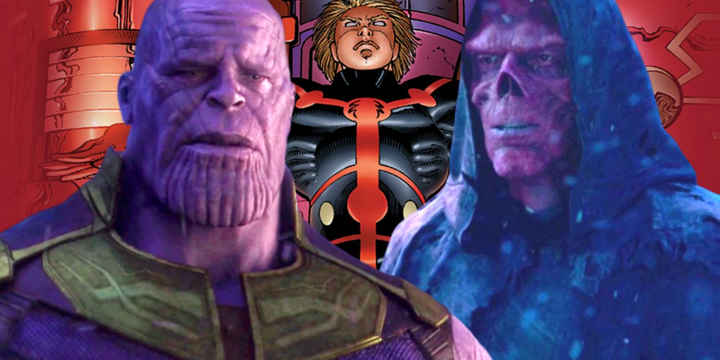 Eternals Thanos Red Skull Infinity War