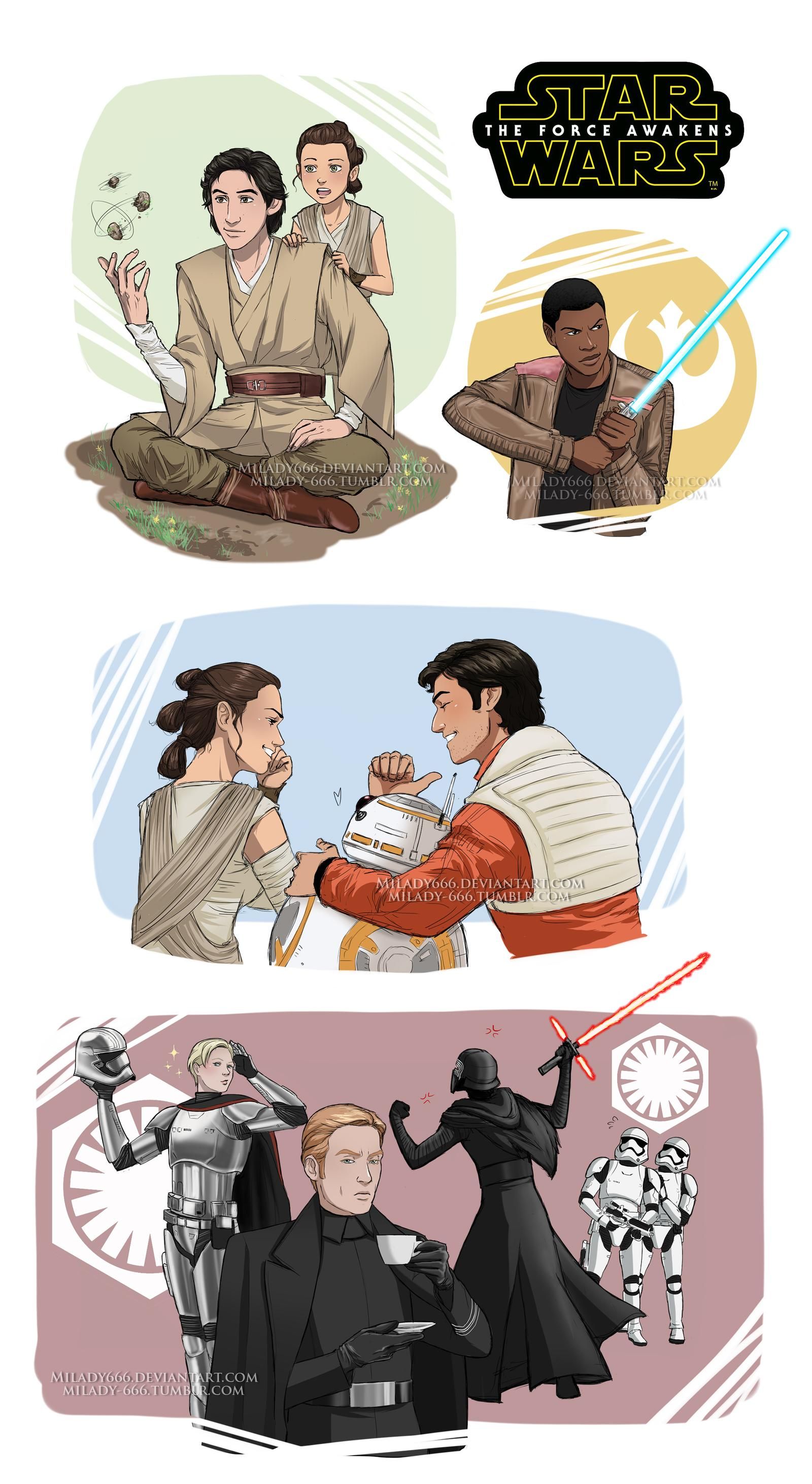 Star Wars: 10 Pieces Of Rey Fan Art That We Love