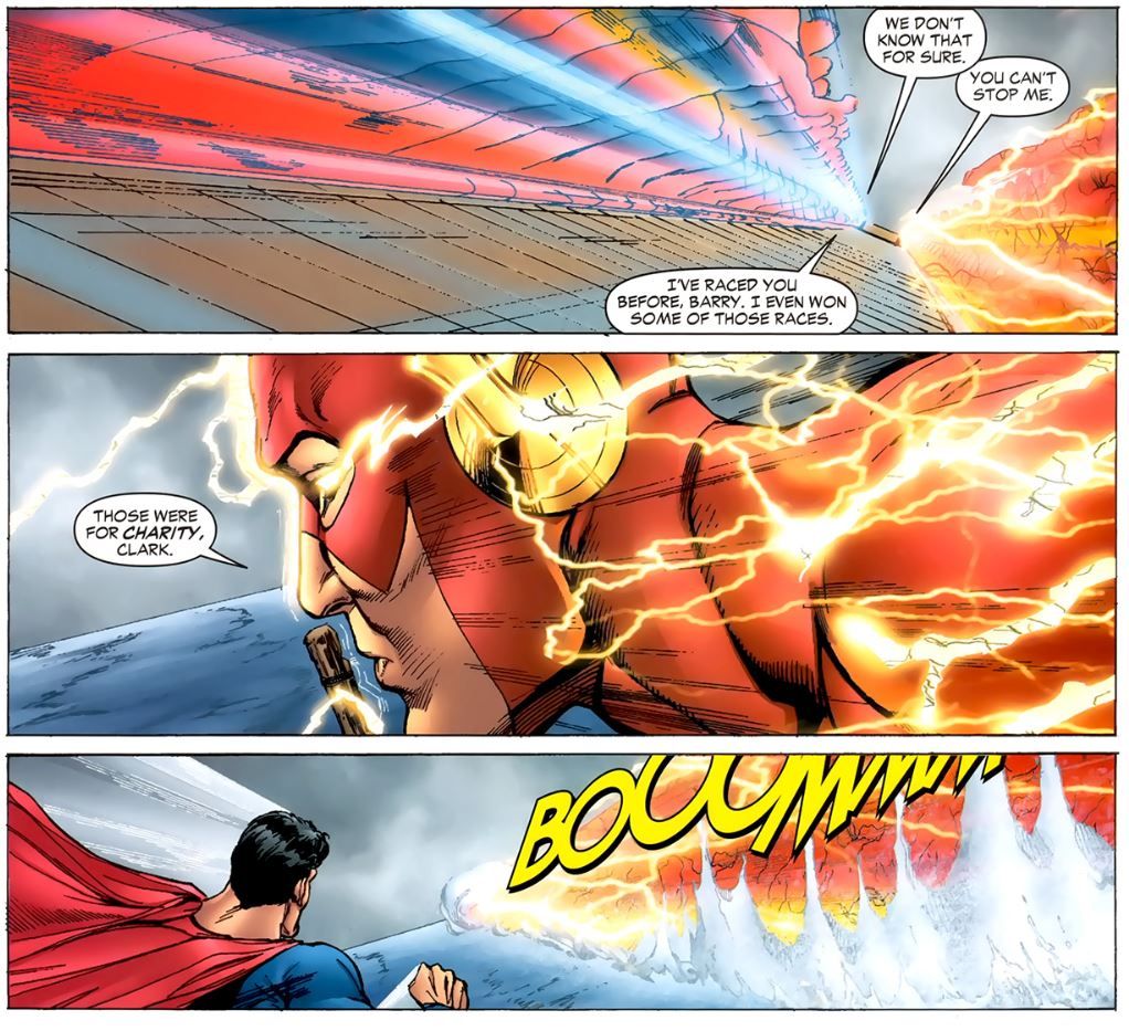 Flash Superman Race