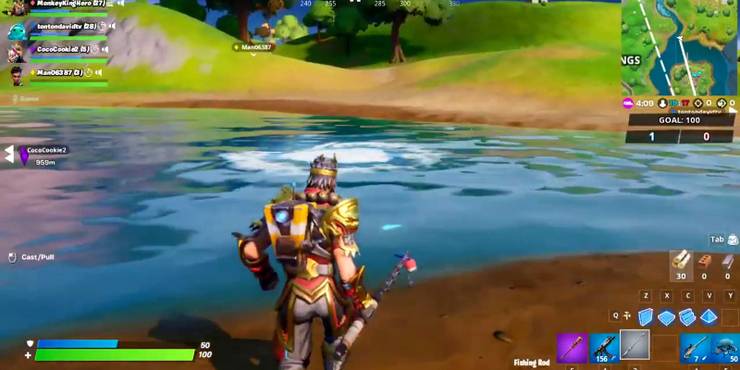 Fortnite Where To Find The Mythic Fish Screen Rant