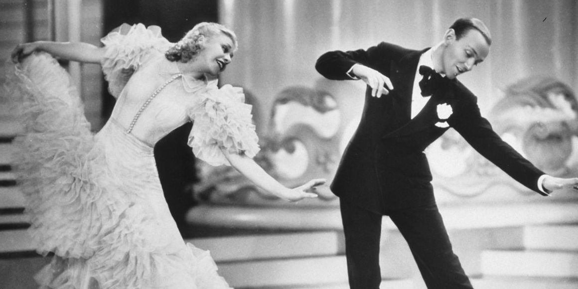Fred Astaire and Ginger Rogers dancing in Top Hat