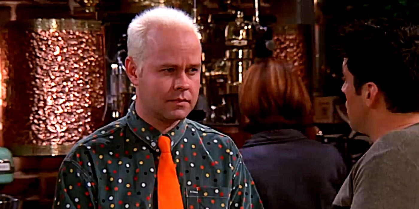 Gunther (James Michael Tyler) behind the counter at Central Perk in Friends