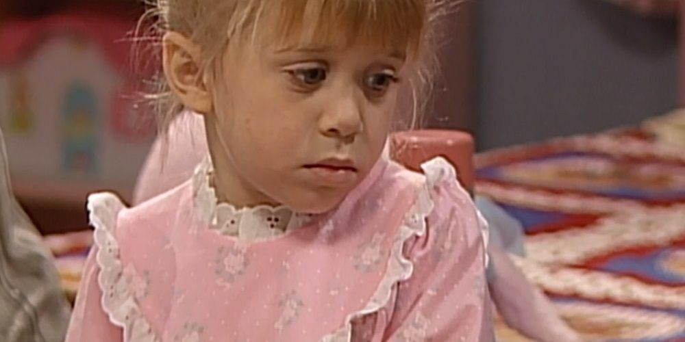 Michelle looking sad in Full House