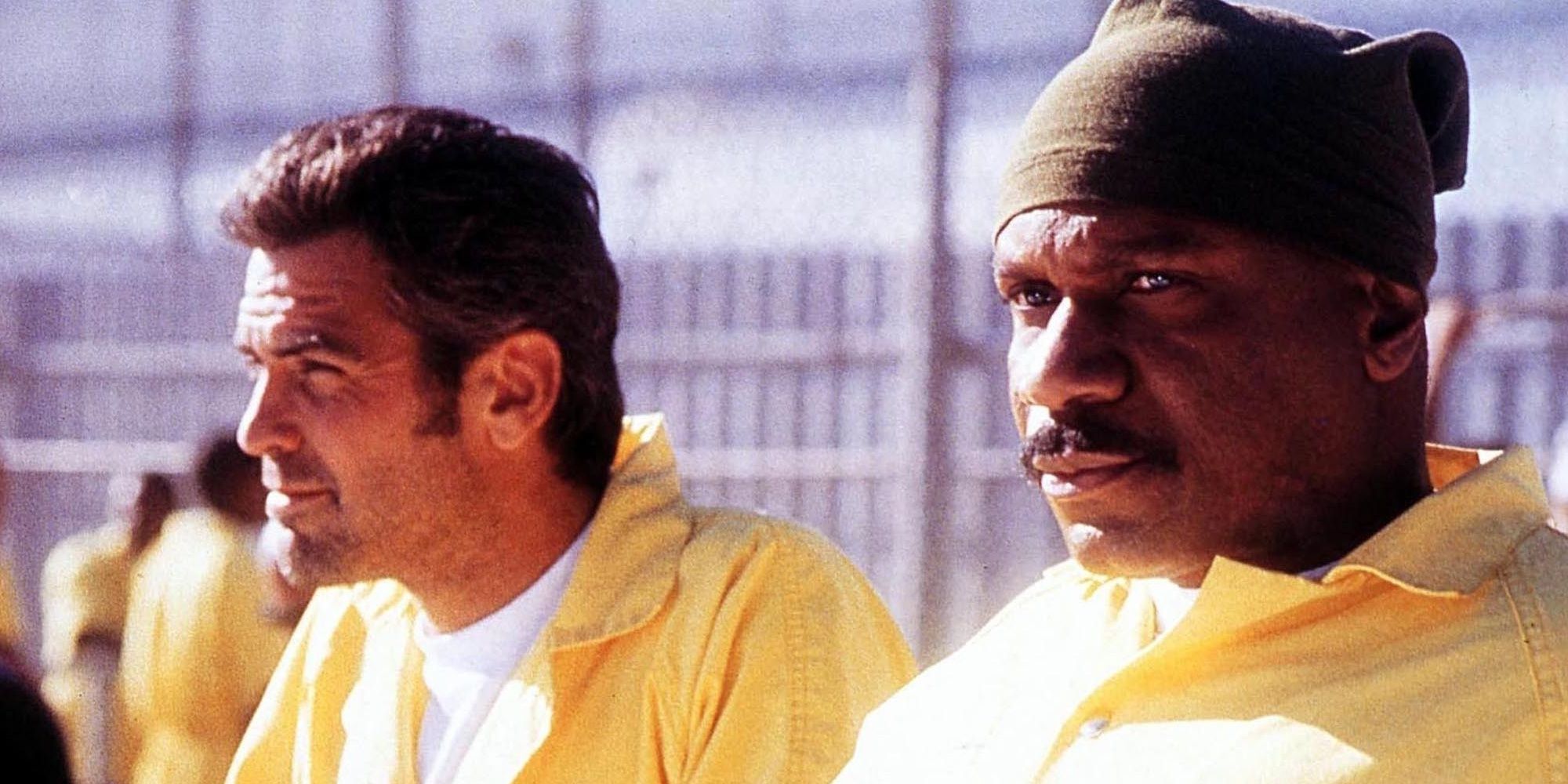 George Clooney and Ving Rhames in Jail in Out of Sight
