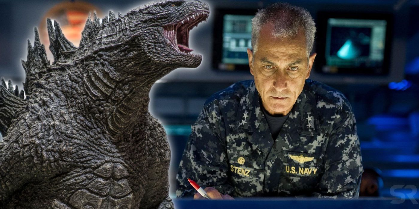 Godzilla King of the Monsters and Admiral Stenz