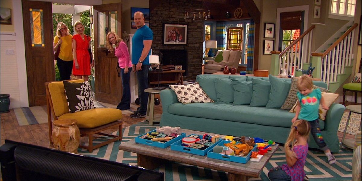 Good Luck Charlie family in their house