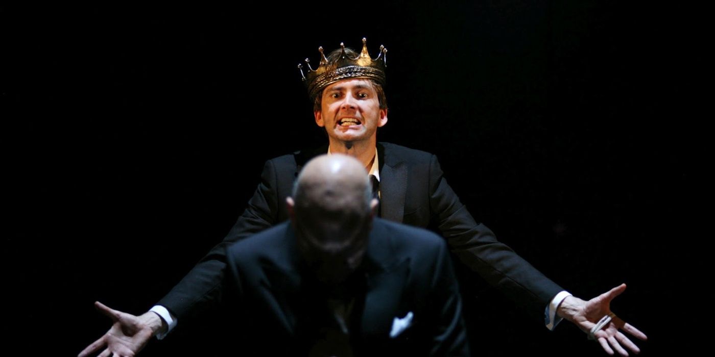 David Tennant in Hamlet on stage