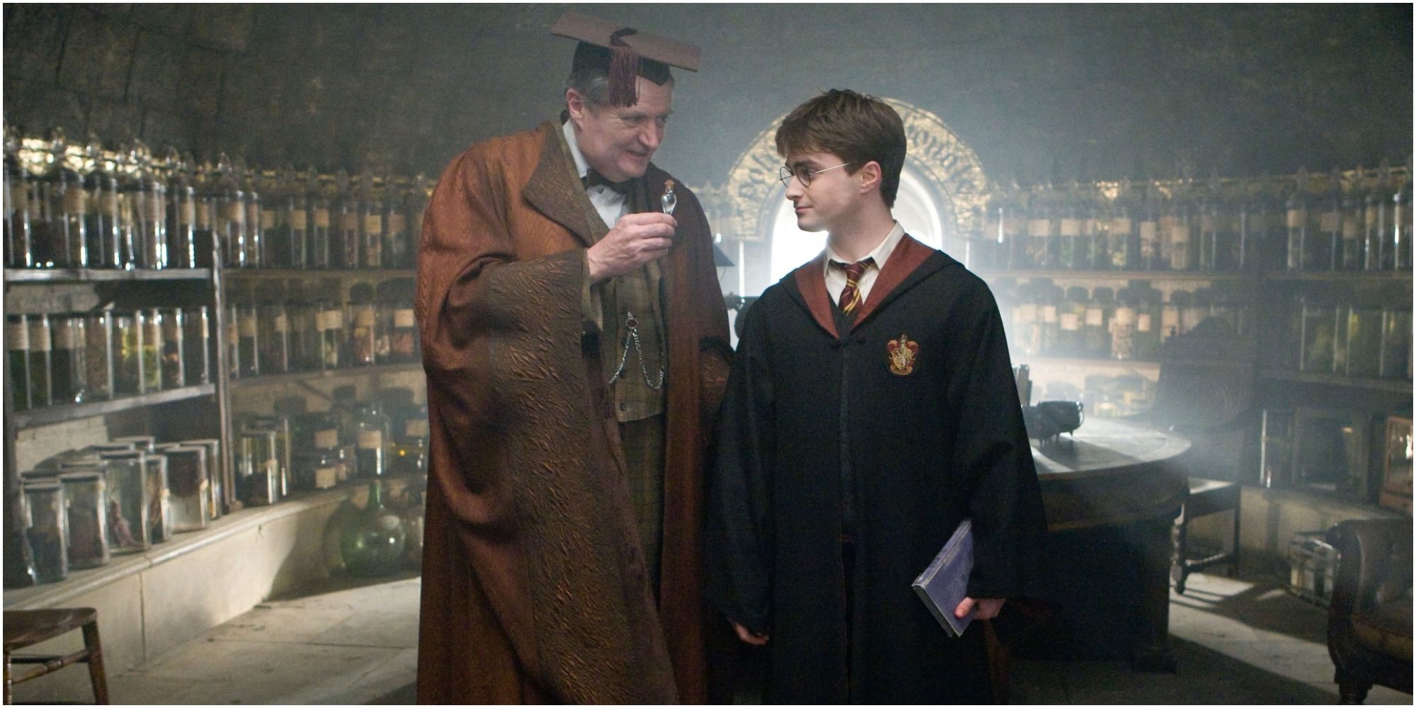 Harry Potter e o Enigma do Príncipe Slughorn e Harry