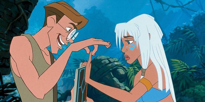 Milo and Kida from Atlantis: The Lost Empire