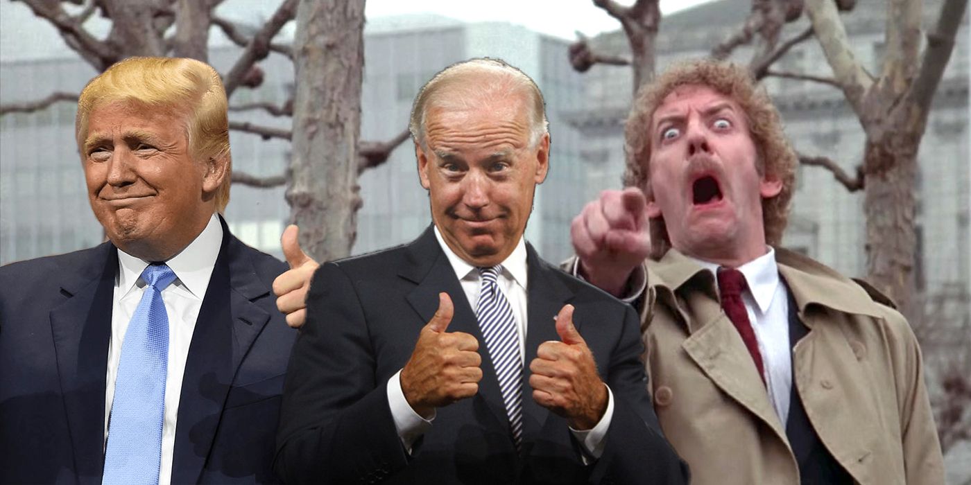 Invasion of the Body Snatchers with Donald Trump and Joe Biden