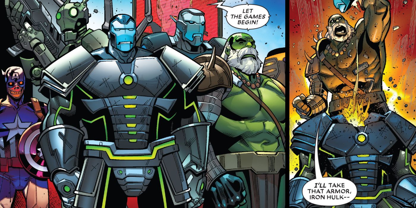 Iron Man Hulk in Marvel Contest Champions Comic