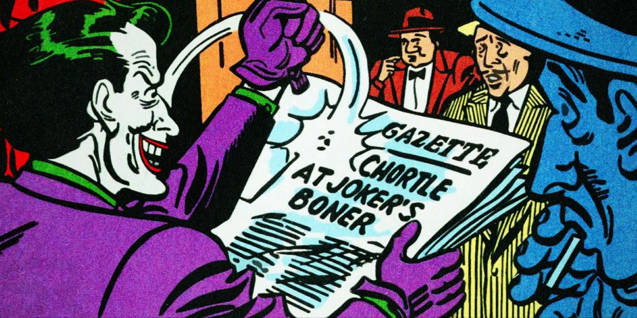 Joker Boner Comic Joke Explained