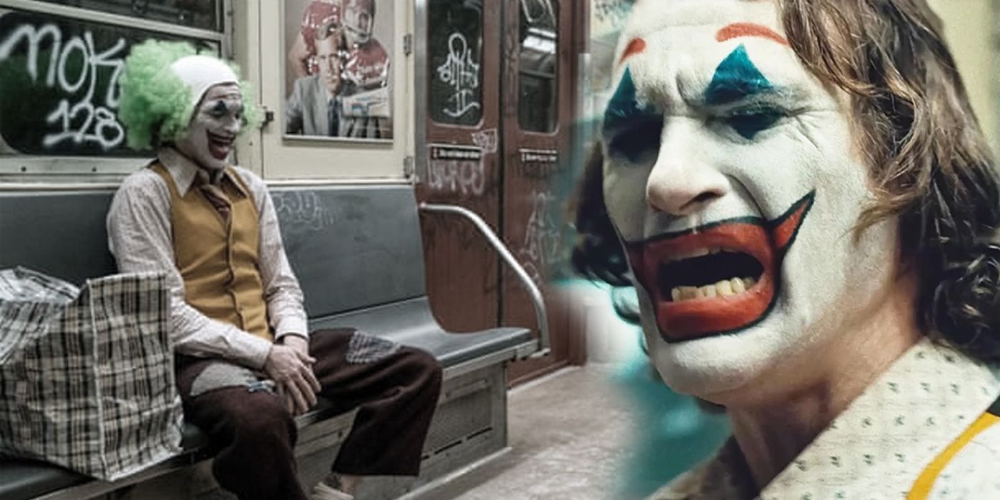 Joker subway scene
