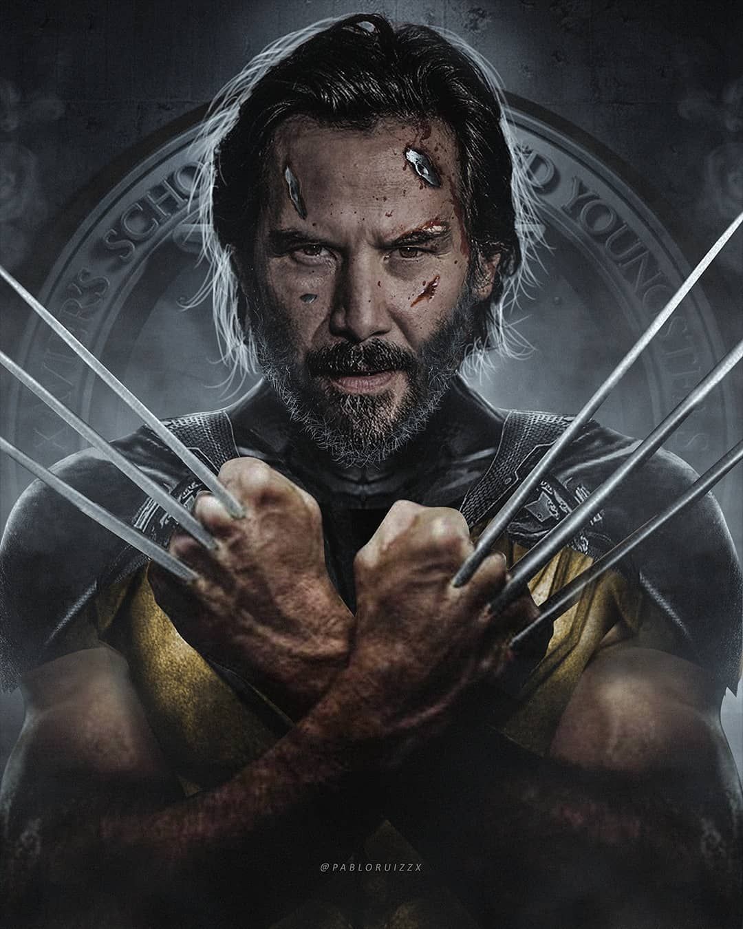 Keanu Reeves as Wolverine by Pablo Ruiz