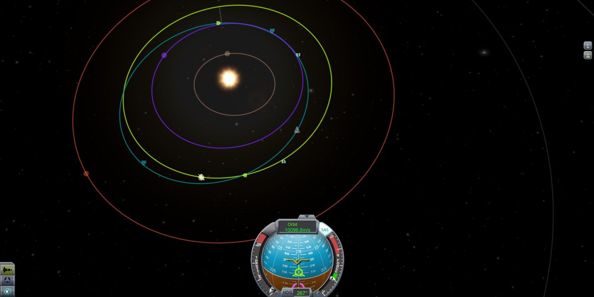 Kerbal Space Program Orbital Tracking Mode