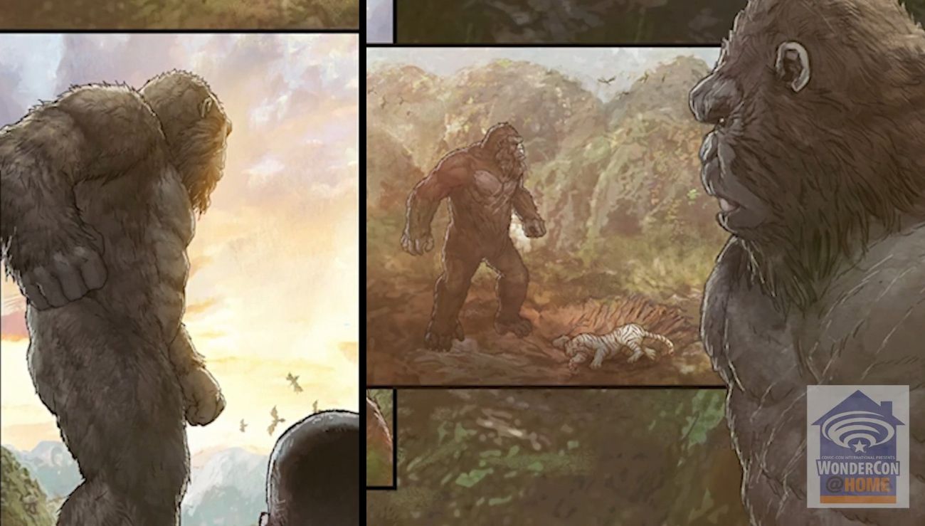King Kong vs Godzilla Prequel Comic Beard