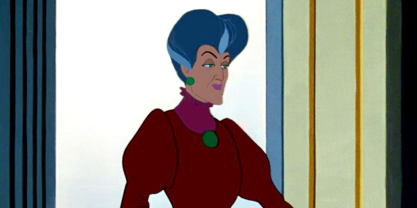 Lady Tremaine smiling in Cinderella
